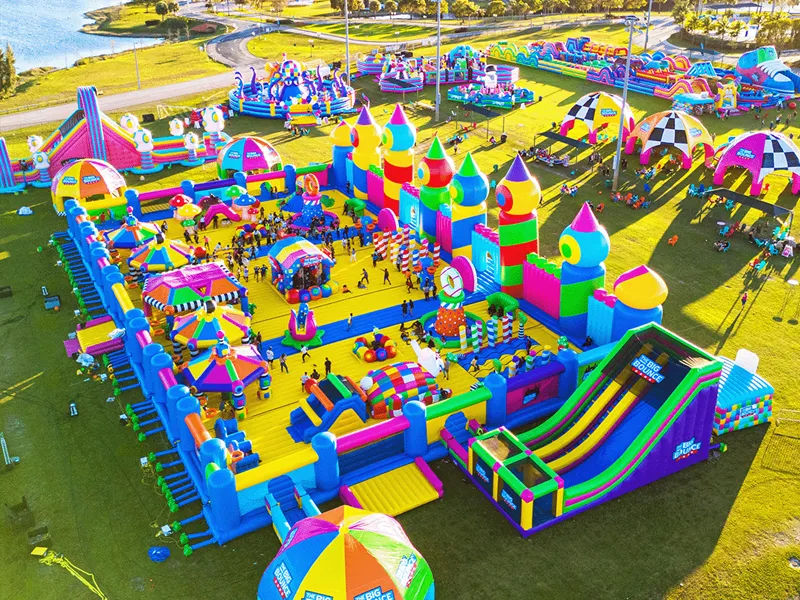 Από τι αποτελείται ένα φουσκωτό κάστρο;