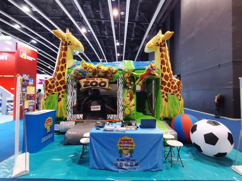 Το Leisure Activities® φέρνει τον ζωολογικό κήπο στην IAAPA EXPO ASIA με ένα φουσκωτό κάστρο μήκους 4 μέτρων