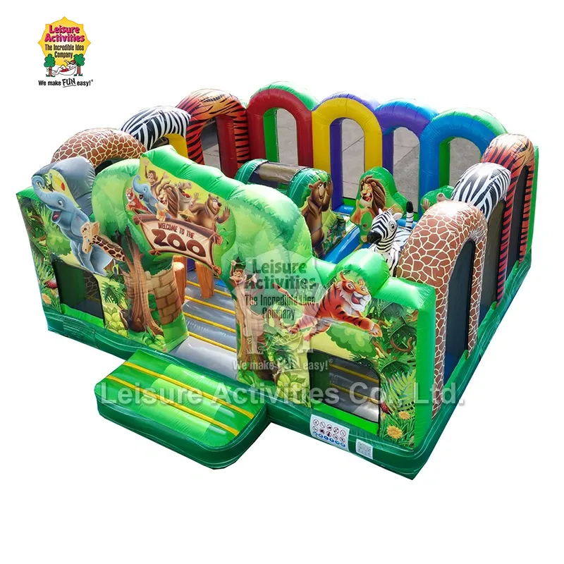 Μεταβείτε στην παιδική χαρά Zoo Multiplay Bouncy Castle