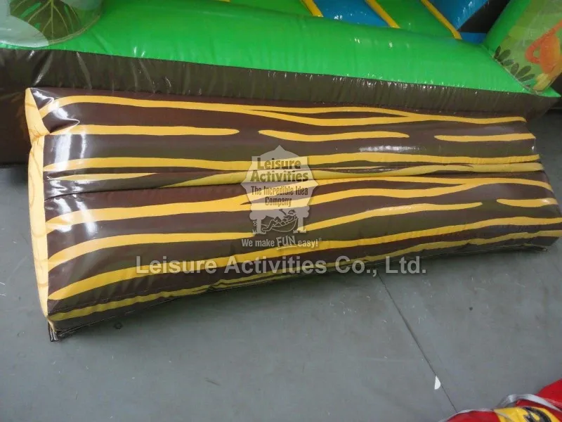 Small Inflatable Multiplay Bouncy Castles Jungle Party With Slide