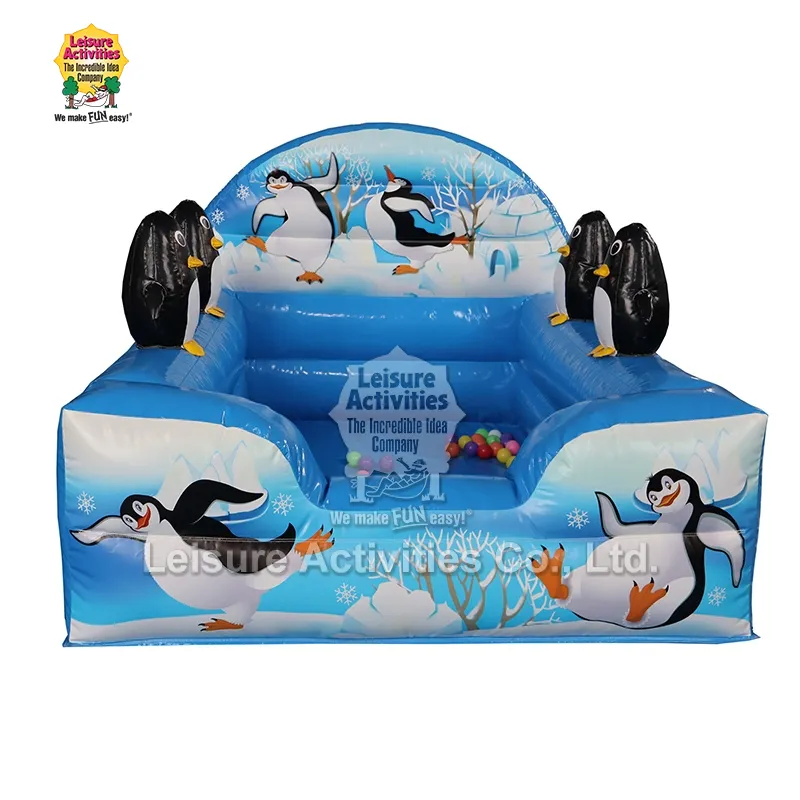Φουσκωτή πισίνα Penguin Ball with Air Jugglers
