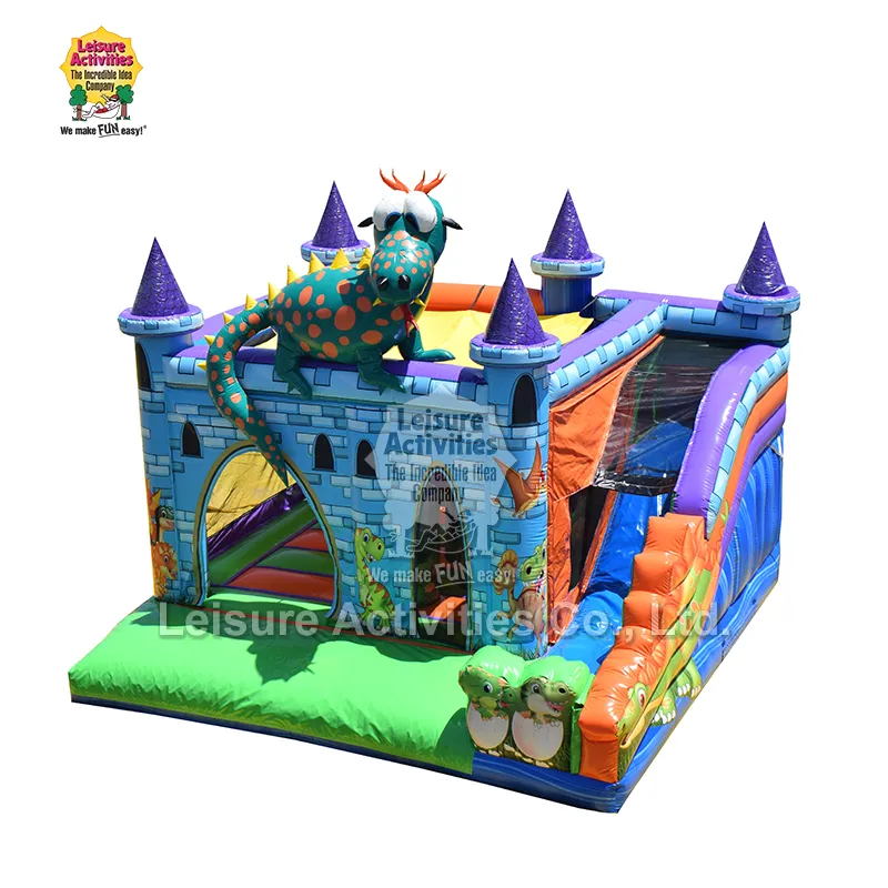 Στάνταρ φουσκωτό Multiplay Bouncy Castles Dragon με τσουλήθρα
